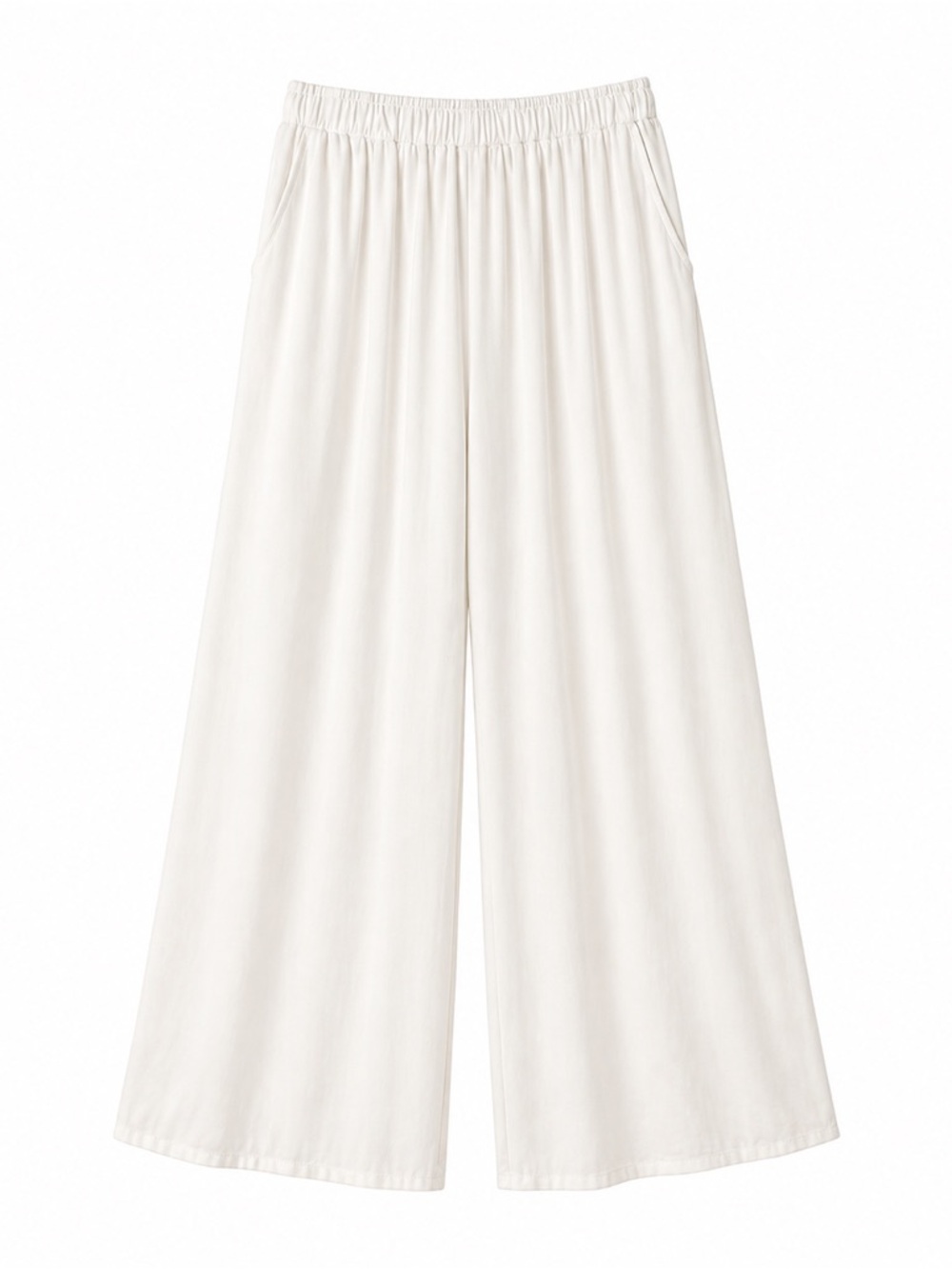 ZENANA Ivory Boho Chic Lounge Pants and Cami Top Set Size Large NWT - Picture 5 of 7